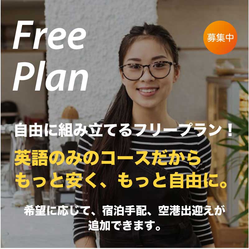 自由に組み立てるフリープラン